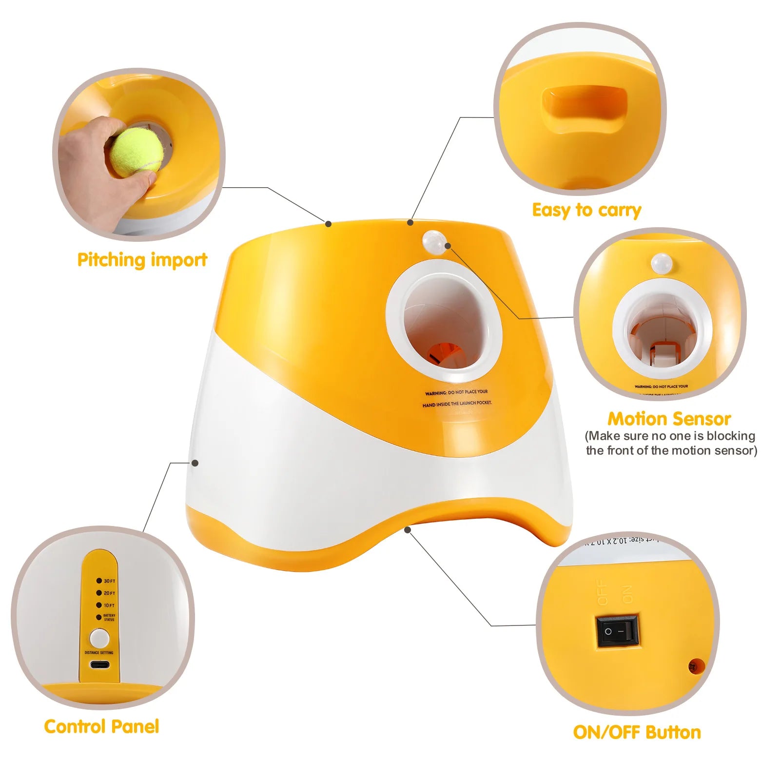AutoFetch Pro — Automatic Dog Ball Launcher